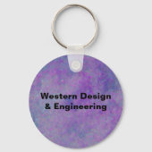 Porte-clés Appréciation du client Purple Business Promotion (Verso)