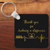 Porte-clés Appréciation du conducteur de bus scolaire (Recto)