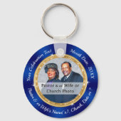 Porte-clés Appréciation du pasteur ou faveurs de l'anniversai (Recto)