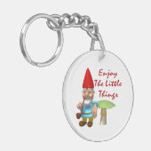 Porte-clés Appréciez le petit gnome de choses (Devant gauche)