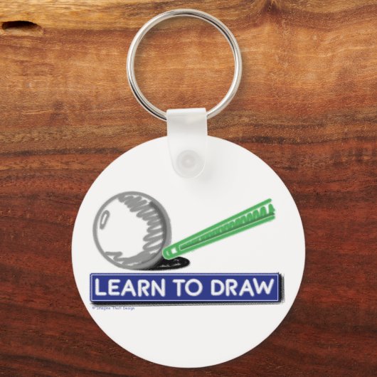 Porte-clés Apprendre à dessiner (Recto)