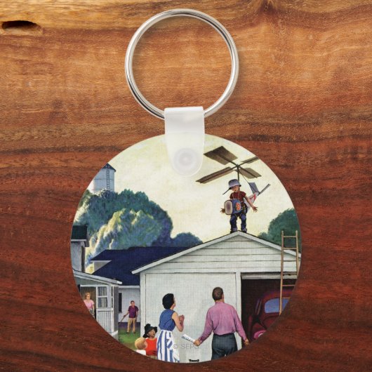 Porte-clés Apprendre à voler (Recto)