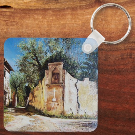 Porte-clés APRÈS-MIDI À RIMAGGIO / Vue Toscane (Verso)