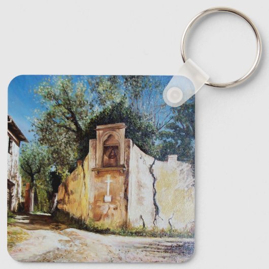 Porte-clés APRÈS-MIDI À RIMAGGIO / Vue Toscane (Dos)