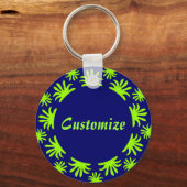 Porte-clés Après-midi du Modèle des Triffids - Customisé (Recto)