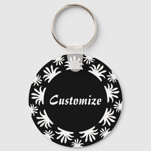 Porte-clés Après-midi du Modèle Triffids - B&W (Recto)