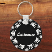 Porte-clés Après-midi du Modèle Triffids - B&W (Recto)