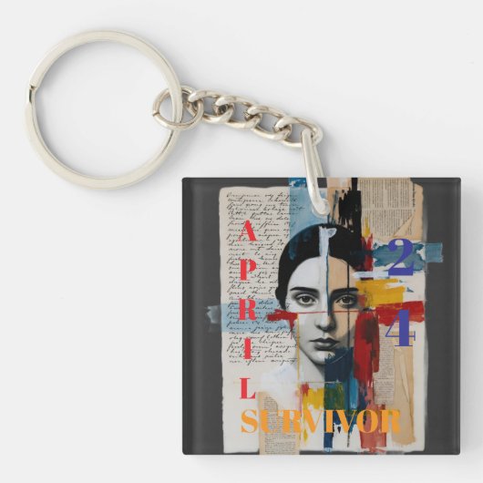 Porte-clés April 24 Survivor Keychain (Devant)