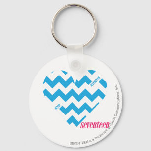 Porte-clés Aqua 4 de zigzag