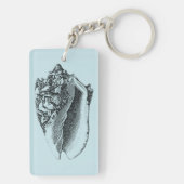 Porte-clés Aqua Conch Shell (Dos)