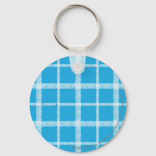 Porte-clés Aqua de plaid