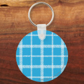 Porte-clés Aqua Plaid (Recto)