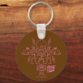 Porte-clés Aqua Teen Hunger Force Hieroglyphics (Recto)