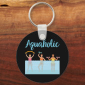 Porte-clés Aquaholic de l'eau (Recto)