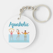 Porte-clés Aquaholic Water Aaérobic Femmes (Dos)
