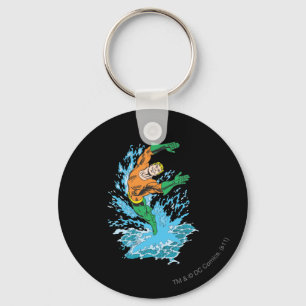 Porte-clés Aquaman saute dans la vague