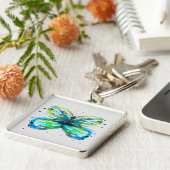 Porte-clés Aquarelle à papillon (Côté)