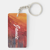Porte-clés Aquarelle abstraite 3 (Dos)