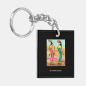 Porte-clés Aquarelle, African Art Inspirational Walk (Devant gauche)