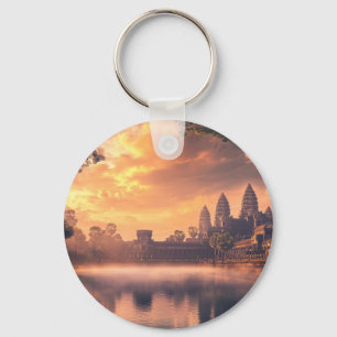 Porte-clés Aquarelle Angkor Vat