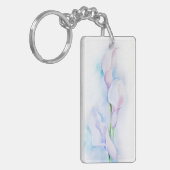 Porte-clés aquarelle avec 3 callas (Devant gauche)