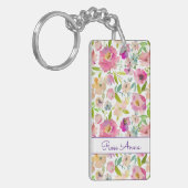 Porte-clés Aquarelle Boho Pastel (Devant gauche)