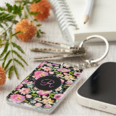 Porte-clés Aquarelle Boho Pastel (Devant droit)