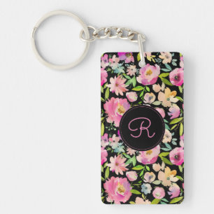 Porte-clés Aquarelle Boho Pastel