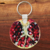 Porte-clés Aquarelle de grenade - Porte - clé (Recto)