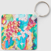 Porte-clés Aquarelle de l'Imaginaire de la table FAIRY (Dos)