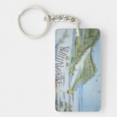Porte-clés Aquarelle de plage (Devant)