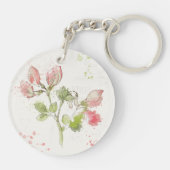 Porte-clés Aquarelle de pois doux (Dos)