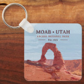 Porte-clés Aquarelle Delicate Arch Moab Utah National Park (Recto)