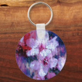 Porte-clés Aquarelle en fleur d'amande (Recto)