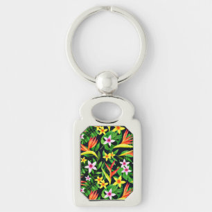 Porte-clés Aquarelle Fleurs Et Fruits Motif Floral-23768