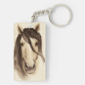 Porte-clés Aquarelle Grange Animaux | Cheval (Dos)