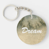 Porte-clés aquarelle gris-bleue 6 d'arrière - plan (Devant)