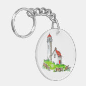 Porte-clés Aquarelle Little Lighthouse (Devant gauche)