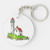 Porte-clés Aquarelle Little Lighthouse (Dos)