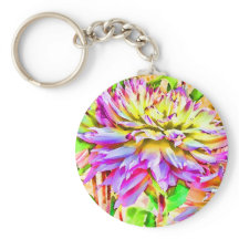 Aquarelle numérique Dahlia