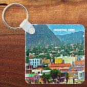 Porte-clés Aquarelle Oranjestad, Aruba (Recto)