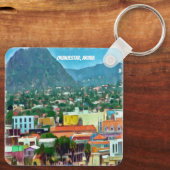 Porte-clés Aquarelle Oranjestad, Aruba (Verso)