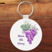 Porte-clés Aquarelle Pamplemousse Pamplemousse Grappe Custom  (Recto)