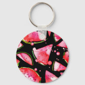 Porte-clés Aquarelle Pastèque 2 (Recto)