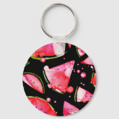 Porte-clés Aquarelle Pastèque 2 (Verso)
