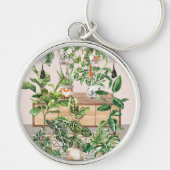 Porte-clés Aquarelle Plantes tropicales (Devant)