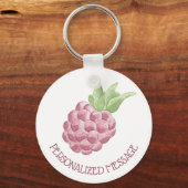 Porte-clés Aquarelle Raspberry (Recto)