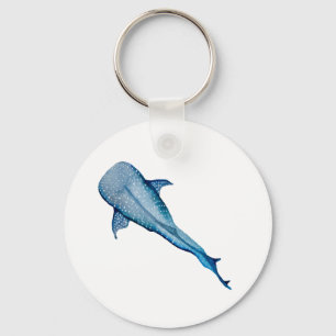 Porte-clés Aquarelle requin