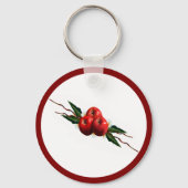 Porte-clés Aquarelle Rouge (Recto)