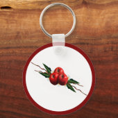 Porte-clés Aquarelle Rouge (Recto)
